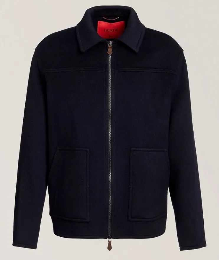 Cashmere Zip-Up Bomber
