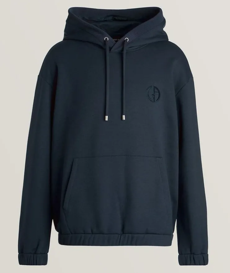 Cashmere-Cotton Hooded Jumper