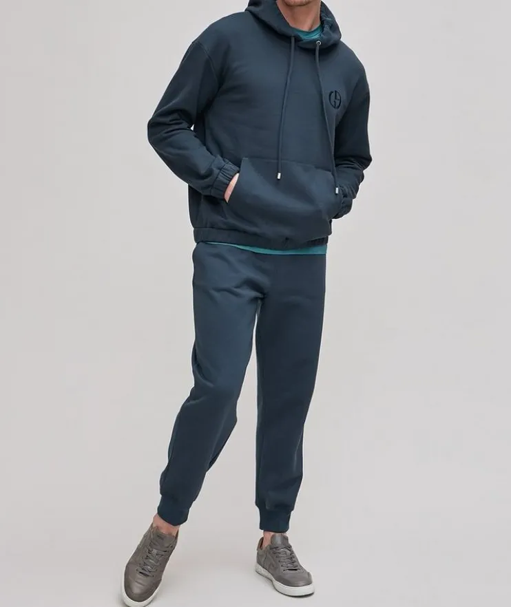 Cashmere-Cotton Hooded Jumper