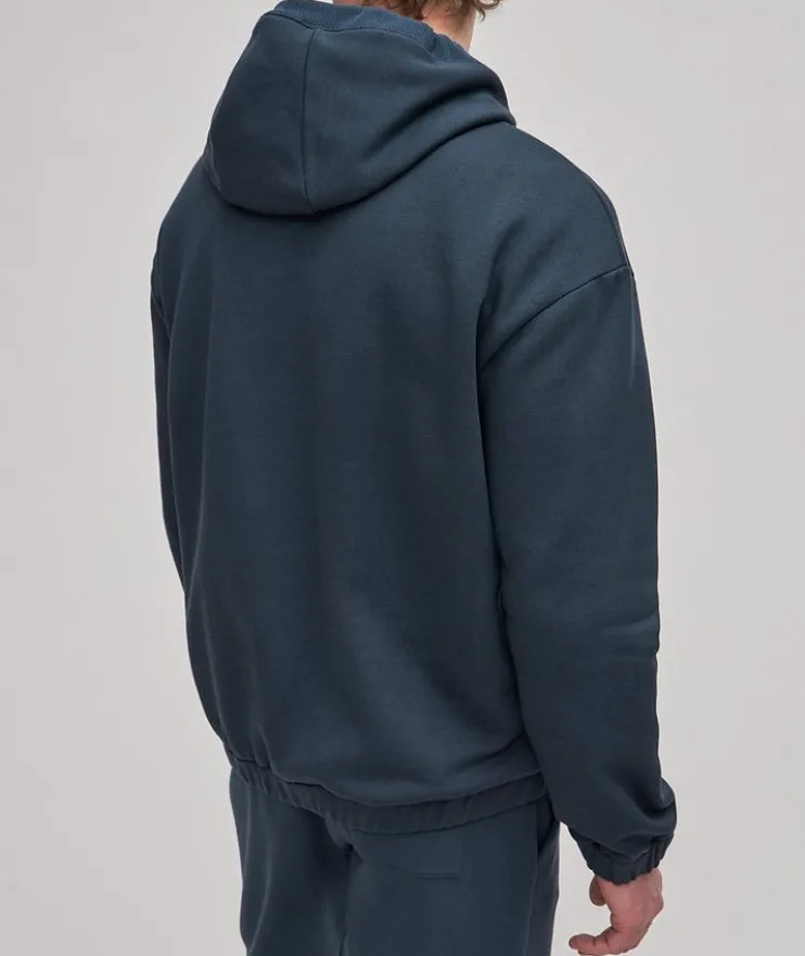 Cashmere-Cotton Hooded Jumper