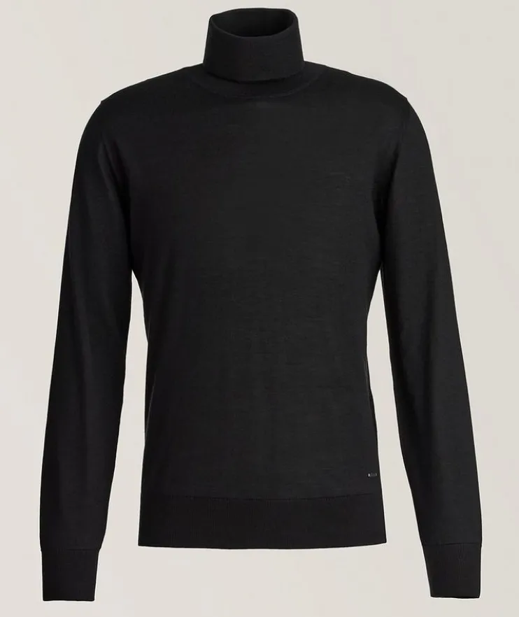 Cashmere-Silk Turtleneck