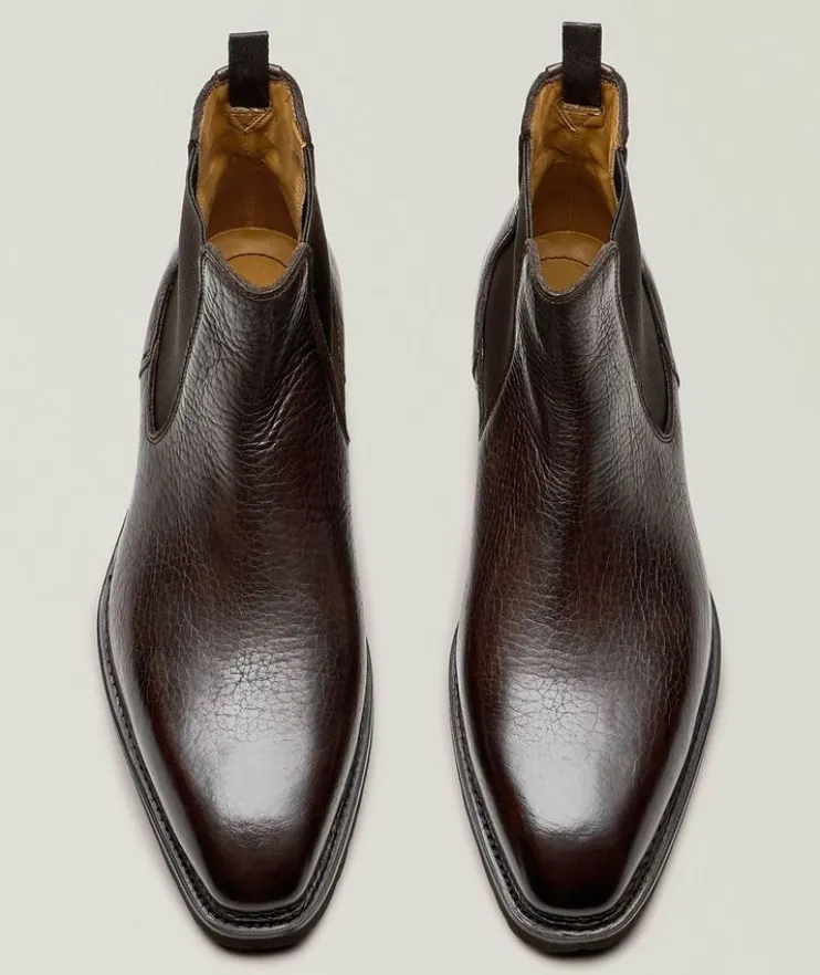 Cavaliere Leather Chelsea Boots