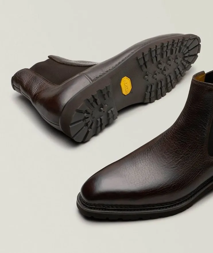 Cavaliere Leather Chelsea Boots