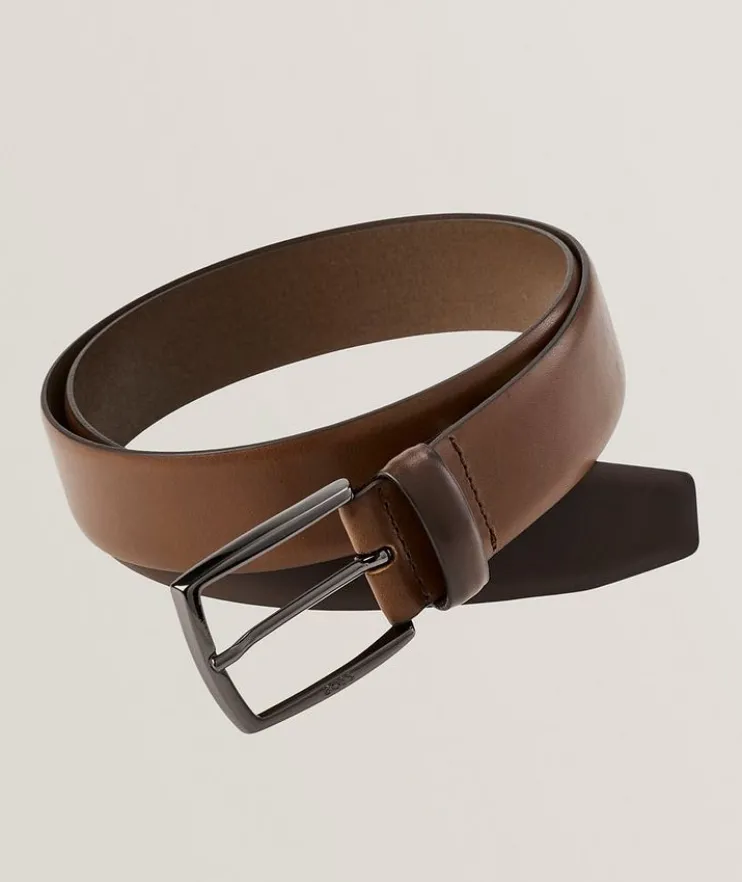 Celie Smooth Leather Belt