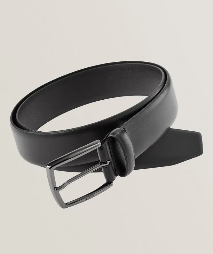 Celie Smooth Leather Belt