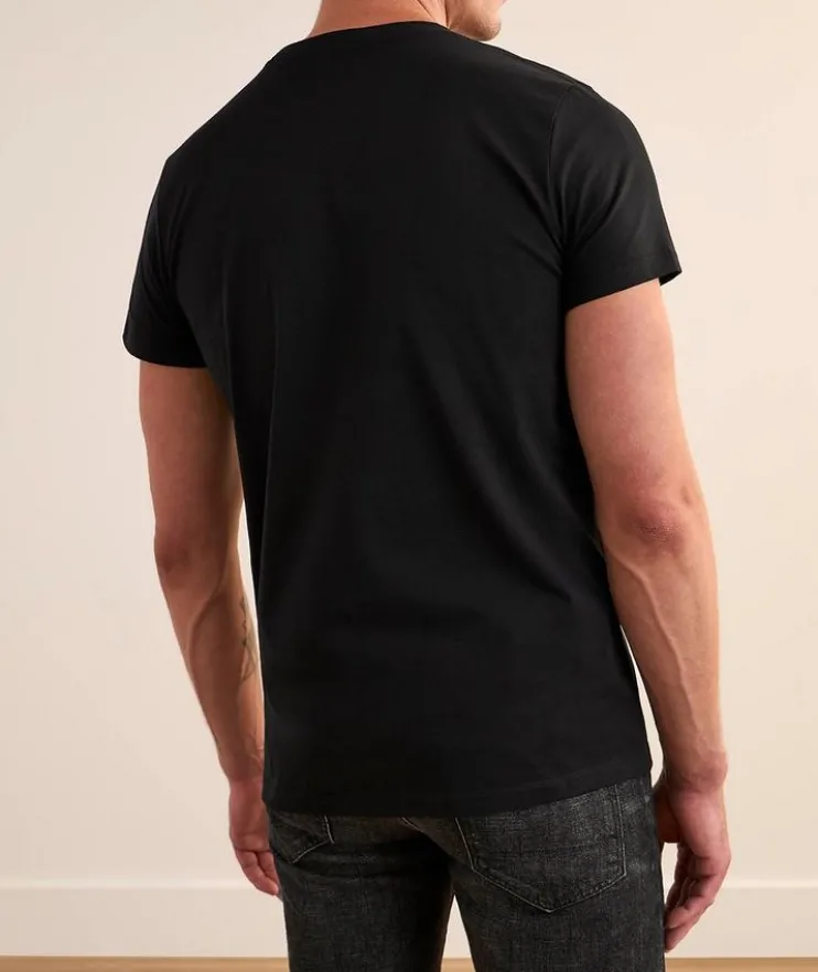 Chain Logo Graphic Cotton T-Shirt