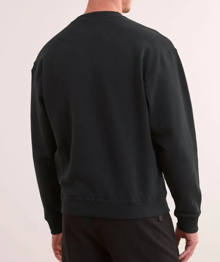 Charlie Script Logo Cotton Sweatshirt