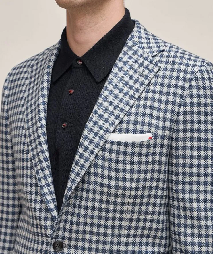 Check Cashmere Sport Jacket