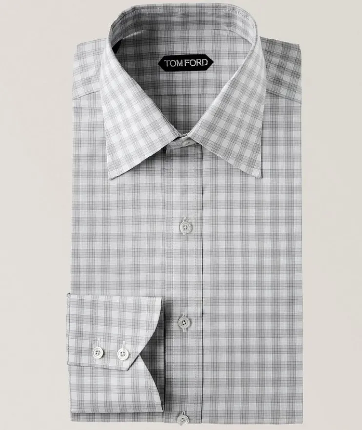 Check Cotton Dress Shirt