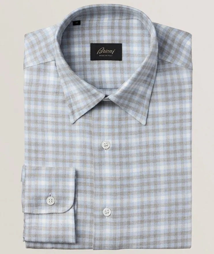 Check Cotton Flannel Shirt