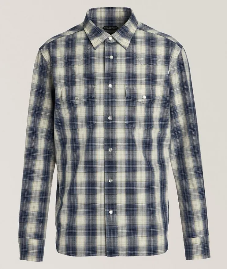 Check Cotton Western Shirt