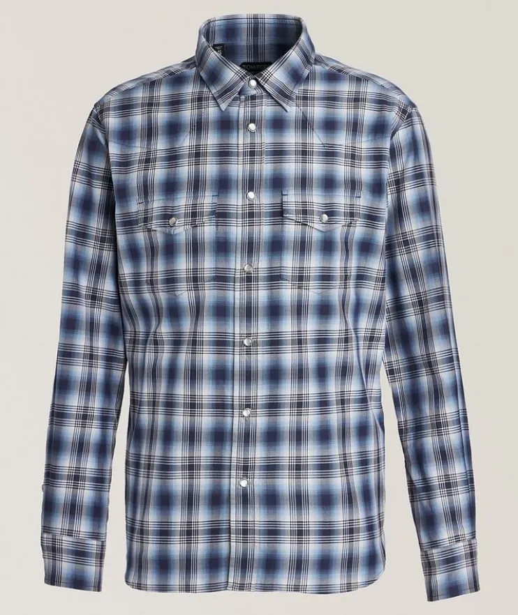 Check Cotton Western Shirt