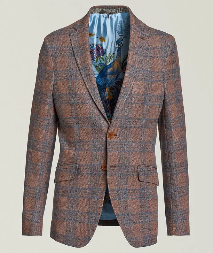 Checked Cotton-Blend Sport Jacket