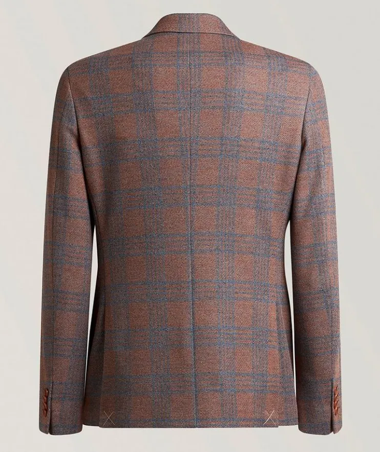 Checked Cotton-Blend Sport Jacket