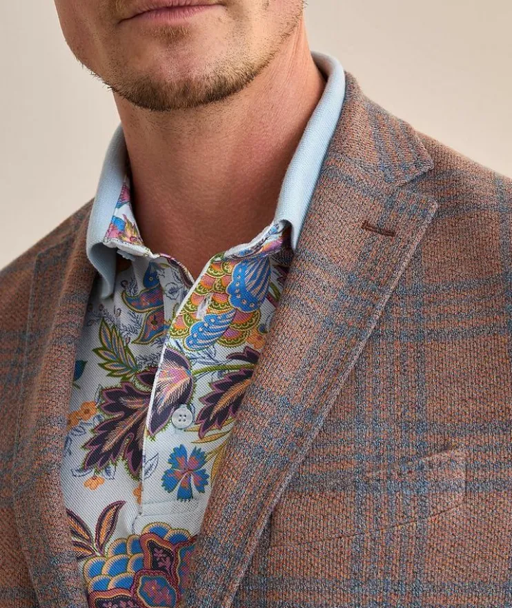 Checked Cotton-Blend Sport Jacket