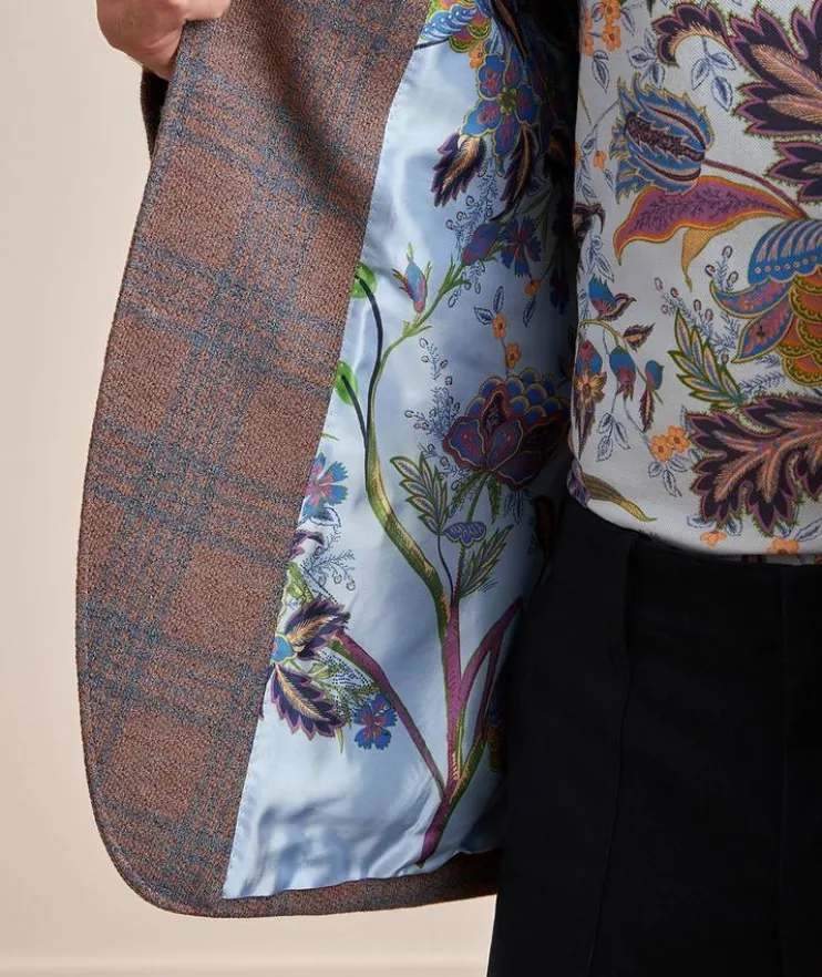 Checked Cotton-Blend Sport Jacket