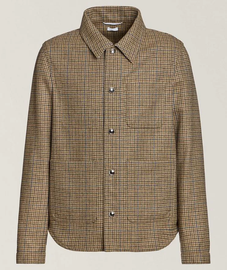 Checked Wool Overshirt