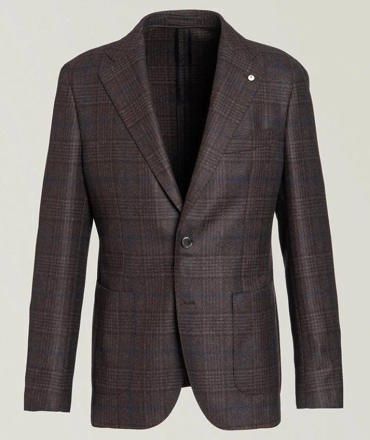 Checked Wool Sport Jacket