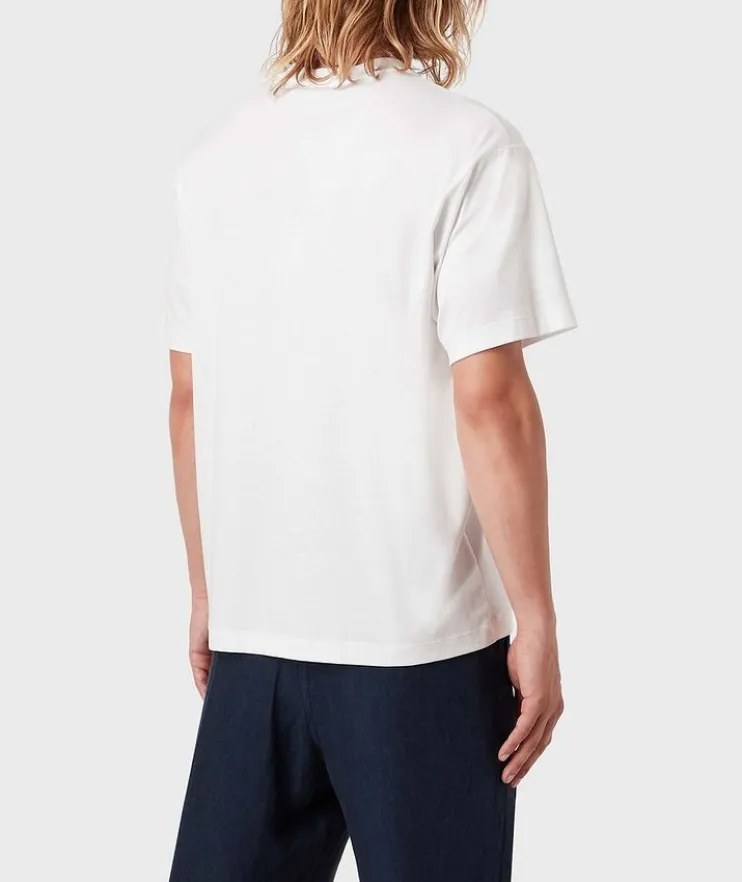 Chenille Logo Cotton T-Shirt