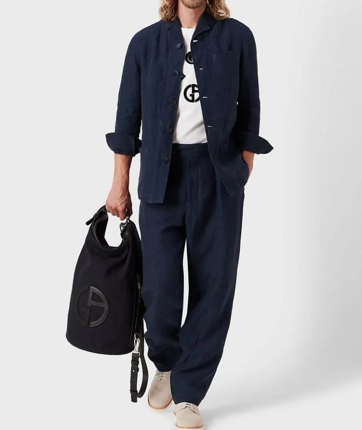 Chenille Logo Cotton T-Shirt