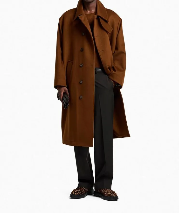 Chevron Wool-Silk Crewneck Sweater