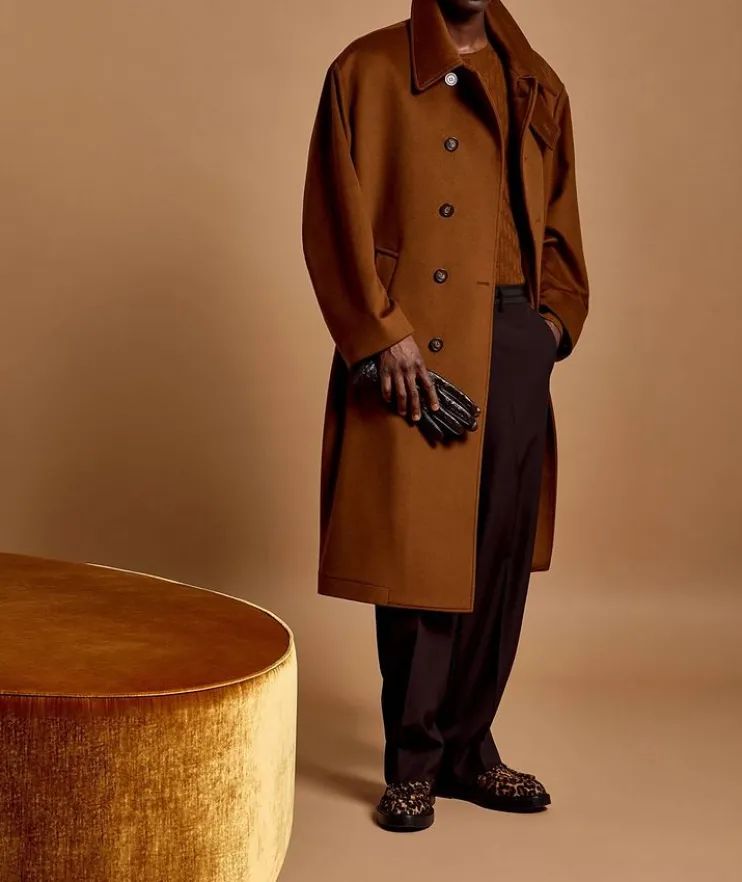 Chevron Wool-Silk Crewneck Sweater