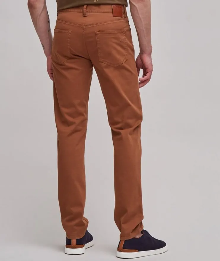 City Garment Dyed Stretch-Cotton Jeans