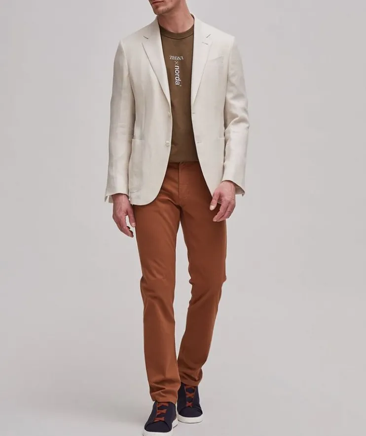 City Garment Dyed Stretch-Cotton Jeans