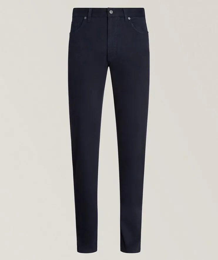 City Stretch-Cotton Five-Pocket Jeans