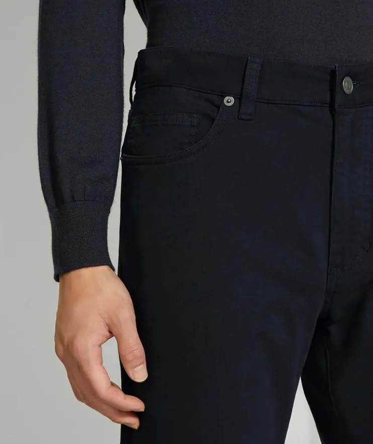 City Stretch-Cotton Five-Pocket Jeans