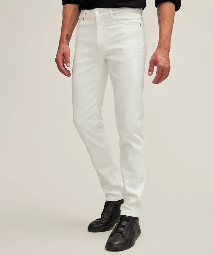 City Stretch-Cotton Five-Pocket Jeans