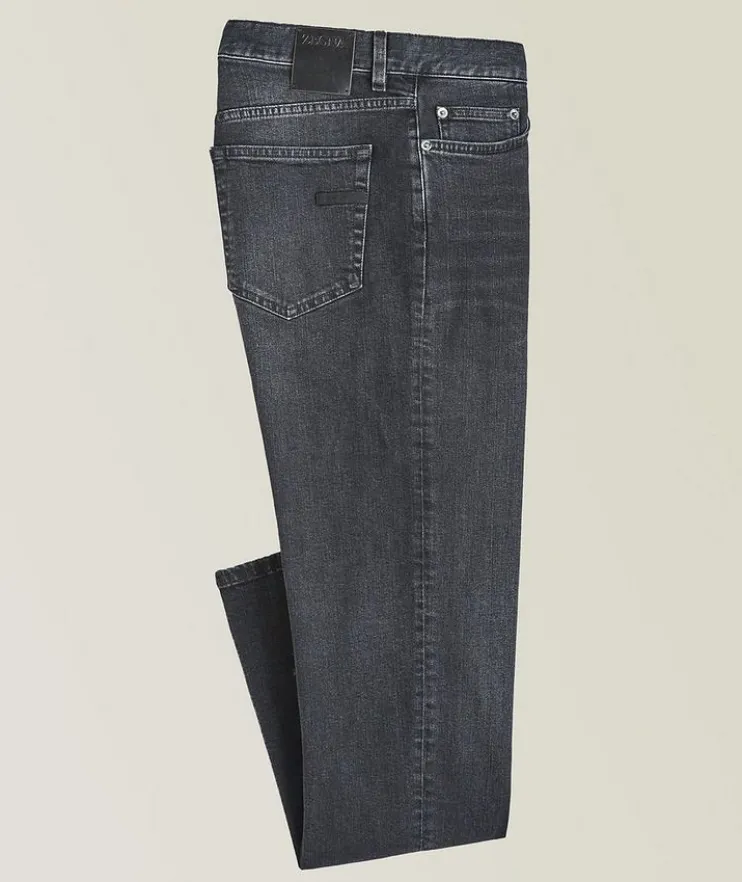 City Stretch-Cotton Five-Pocket Jeans
