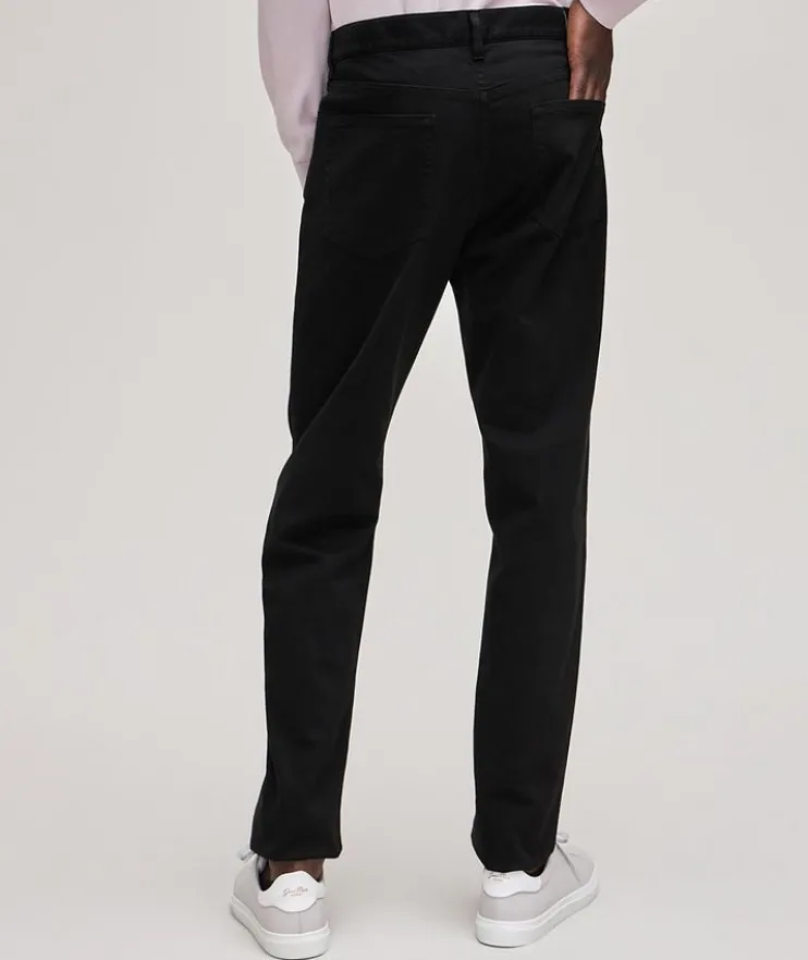 City Stretch-Cotton Gabardine Jeans