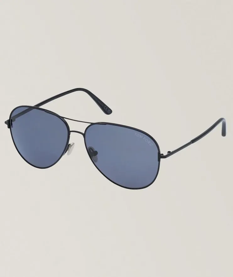 Clark Polarized Pilot Sunglasses