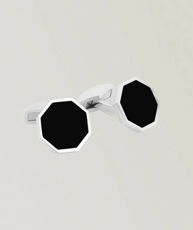 Classic London Eye Black Onyx Cufflinks