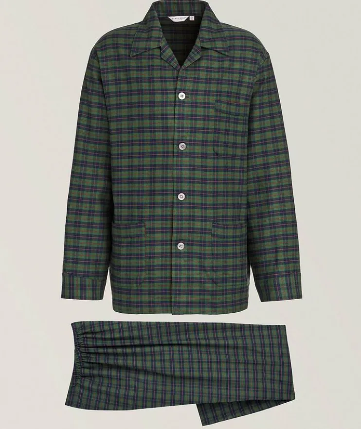 Classic Plaid Flannel Pyjama Set