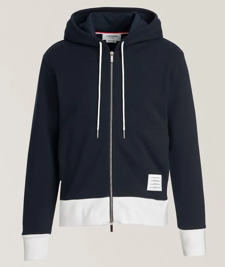 Colourblock Loopback Hooded Sweater