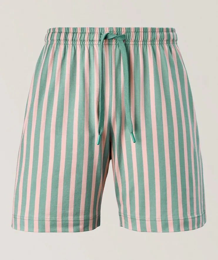 Colourblock Stripe Lounge Shorts