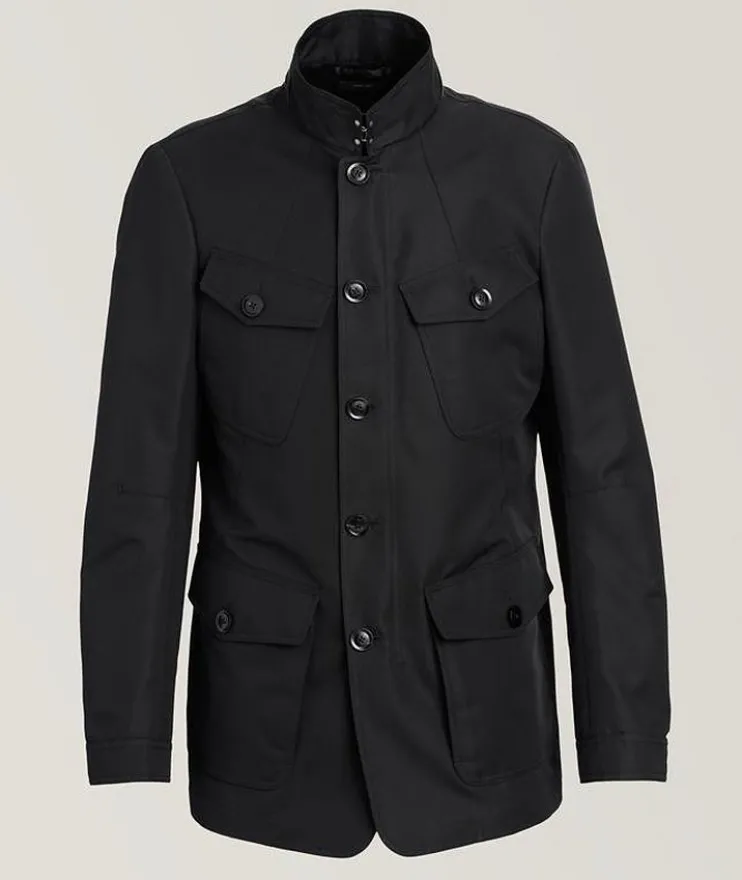 Compact Nylon Military Jacket