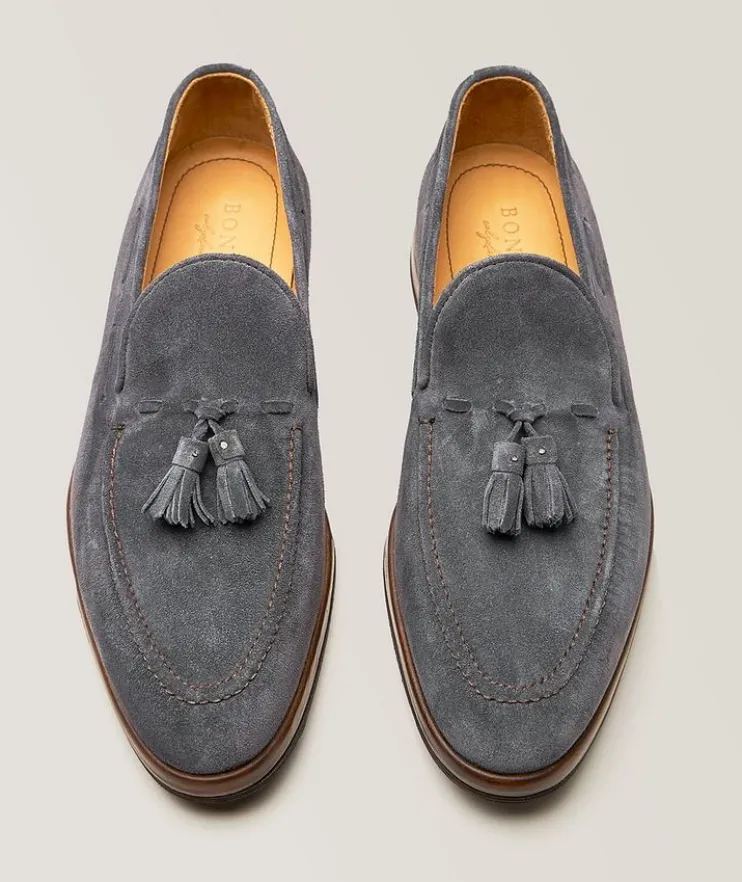 Conte Max Suede Tassel Loafers
