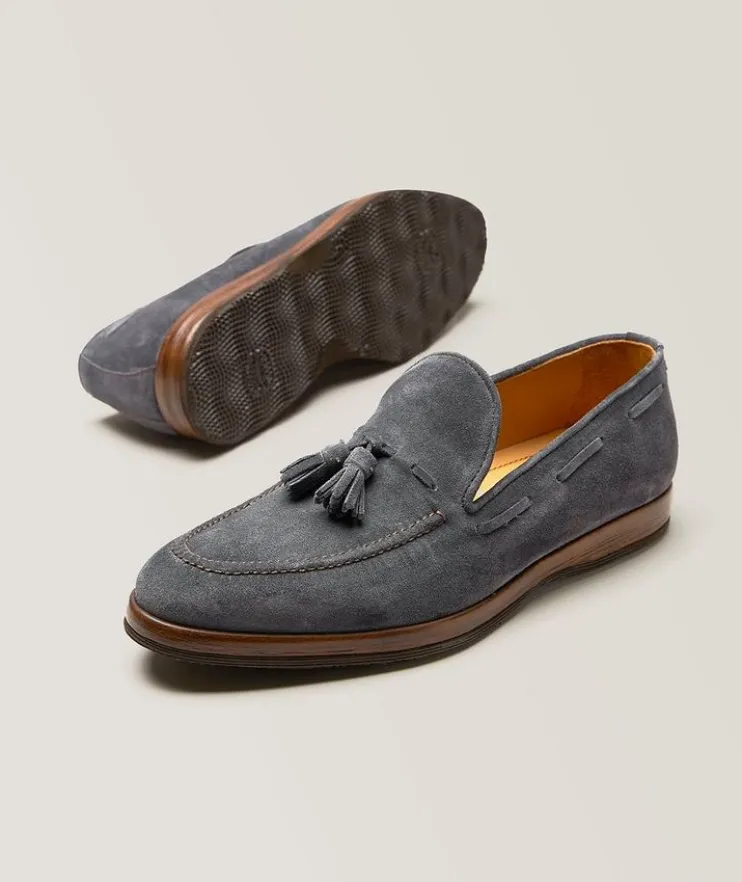 Conte Max Suede Tassel Loafers