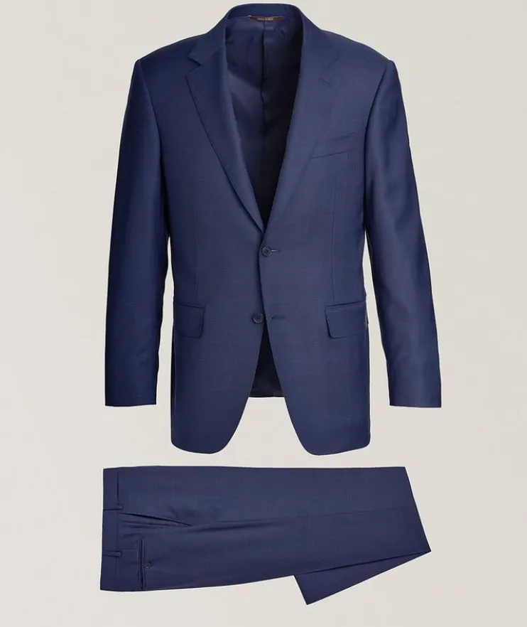 Contemporary Check Wool Suit