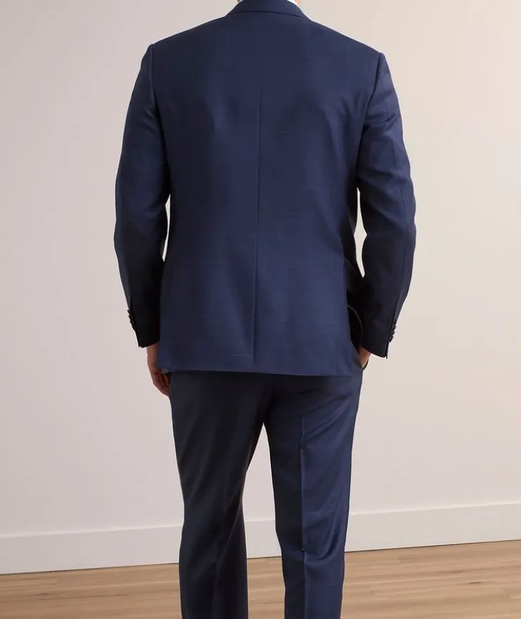 Contemporary Check Wool Suit