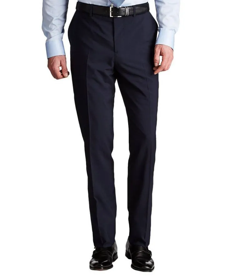 Contemporary Fit Wool Silk Dress Pants