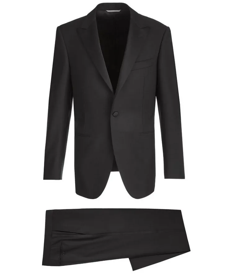 Contemporary Fit Wool Tuxedo Jacket