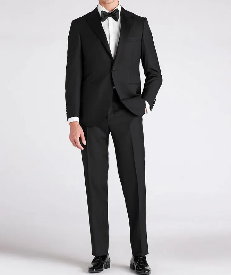 Contemporary Fit Wool Tuxedo Jacket