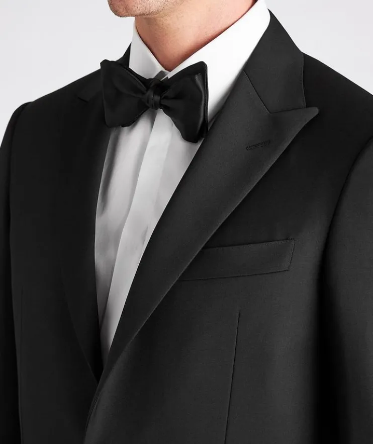 Contemporary Fit Wool Tuxedo Jacket
