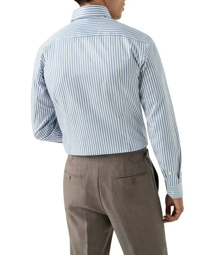 Contemporary-Fit Bengal Stripe Twill Dress Shirt