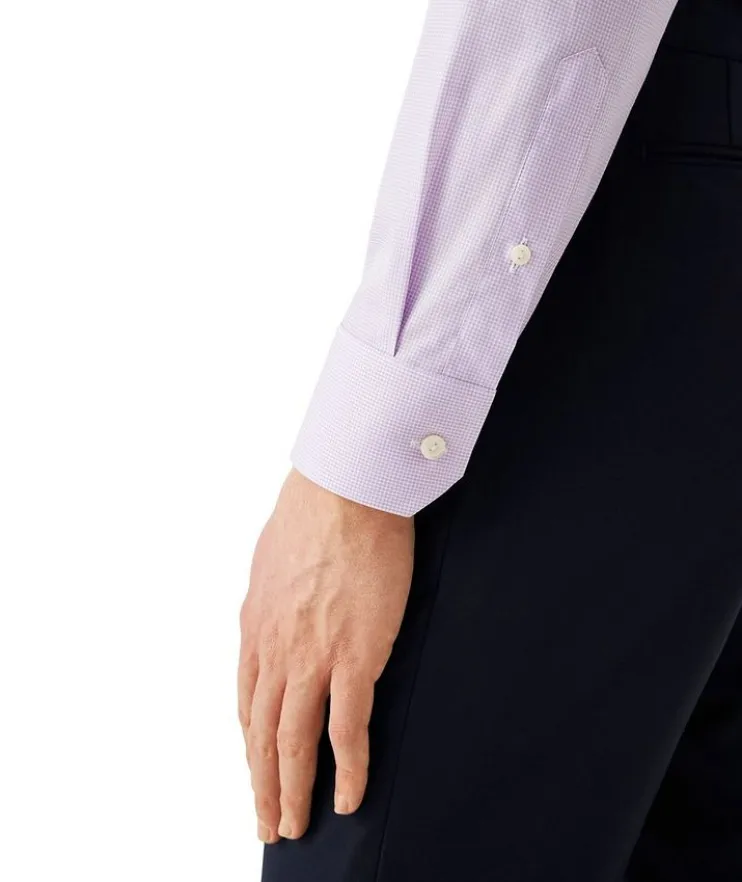 Contemporary-Fit Check Twill Dress Shirt