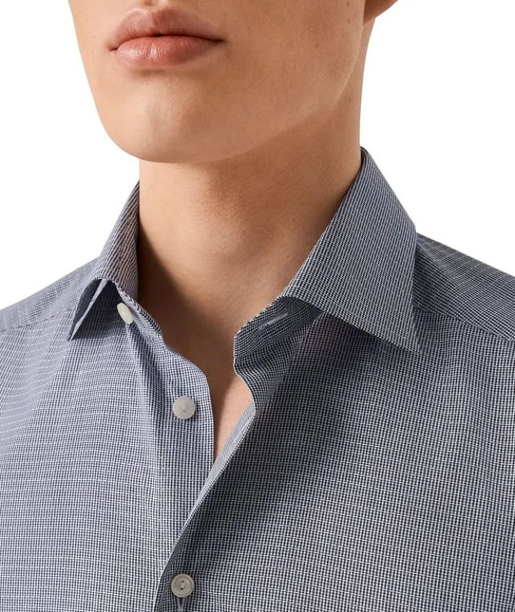 Contemporary-Fit Dobby Dress Shirt